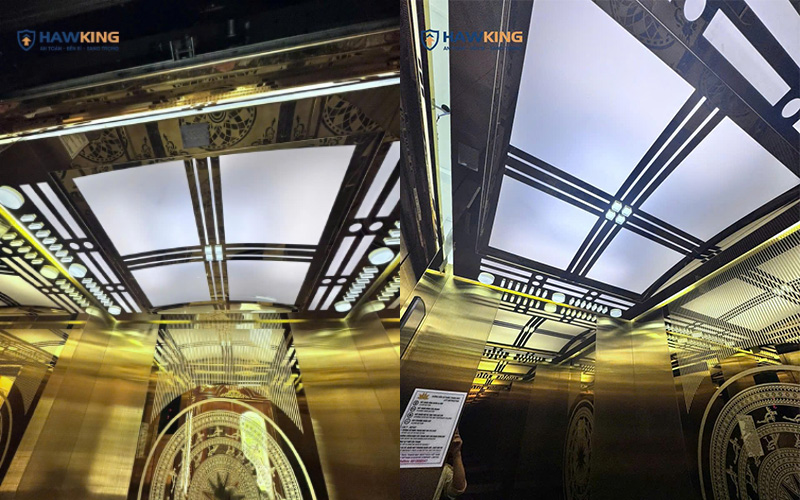 Inox Gương Hay Inox Sọc Nhuyễn Cho Trần Thang Máy Gia Đình?